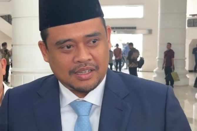 Gubernur Sumatera Utara, M Bobby Afif Nasution.