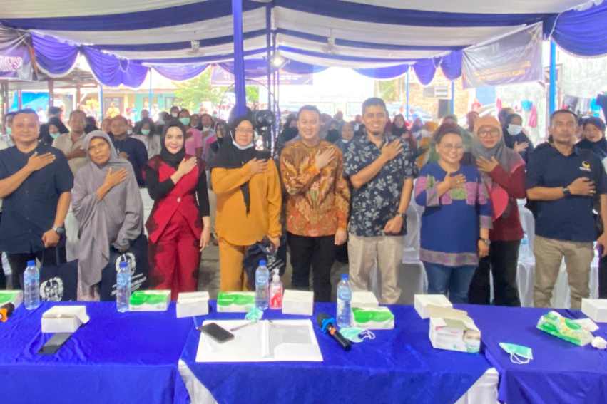 Sosialisasi Perda Sistem Kesehatan, Rizki Lubis Ingatkan Warga Medan Tetap Pakai Masker